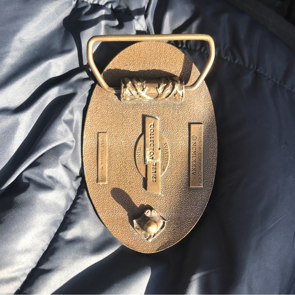 Vintage Aviator's Wings Belt Buckle Collector's Series USAF Aircrew Member Brass - Picture 3 of 9